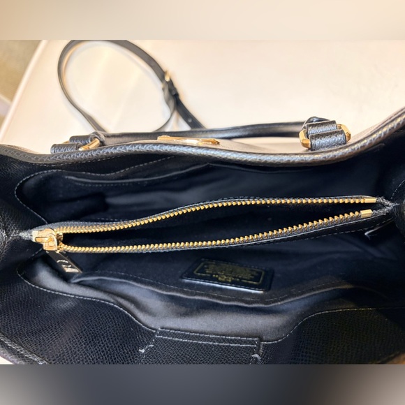 Coach Black and Bronze Satchel - Picture 11 of 15